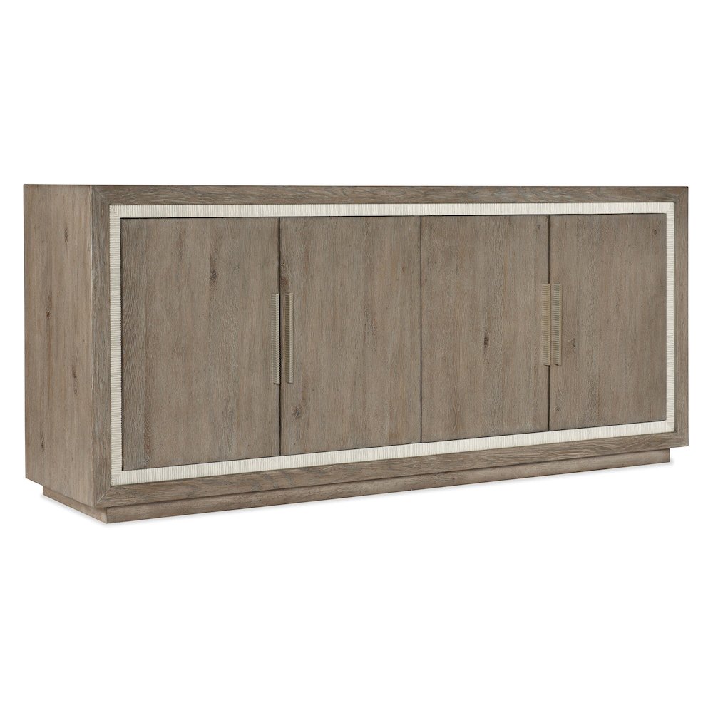 Serenity Tulum Media Storage Cabinet in Gray Wood by Hooker Furniture