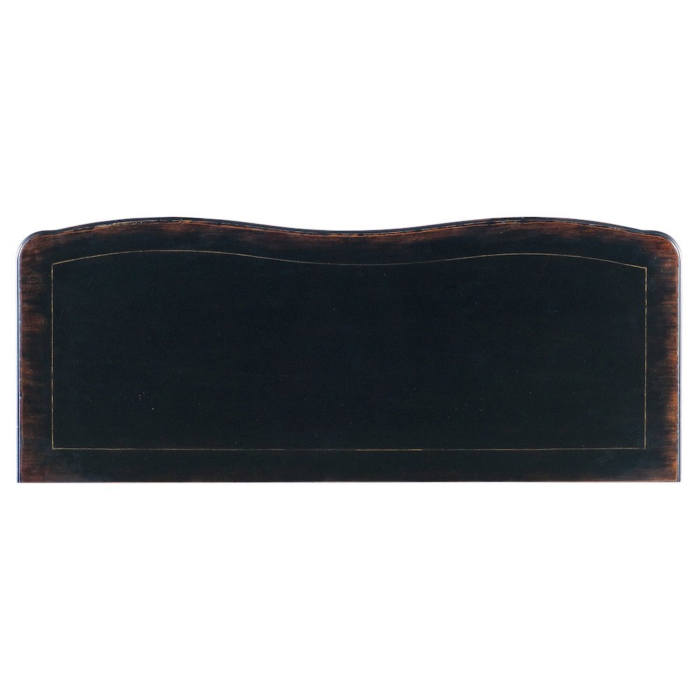 Hooker Furniture Charleston 3-Drawer Wood Accent Chest in Black Cherry