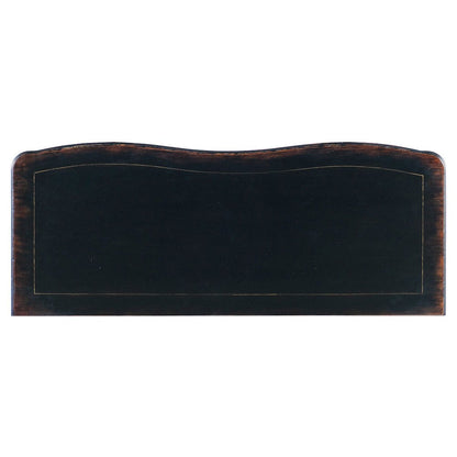 Hooker Furniture Charleston 3-Drawer Wood Accent Chest in Black Cherry