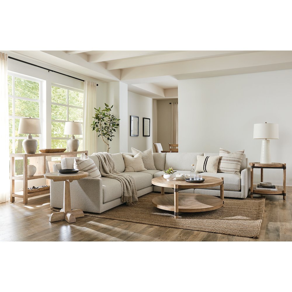 Vineyard Row Round End Table