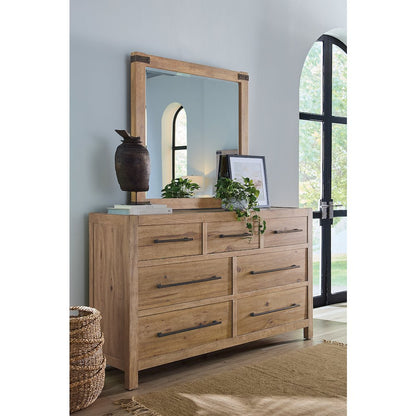 Vineyard Row Square Mirror