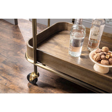 Commerce and Market Walnut Wine and Bar Cart