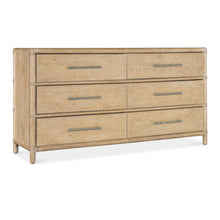 Retreat Wood Pole Rattan Dresser in Beige by Hooker Furniture