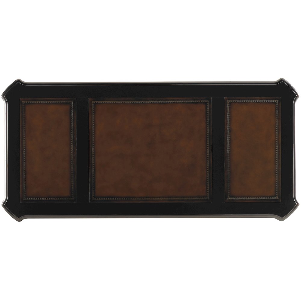 Telluride 76'' Executive Desk withleather Panels