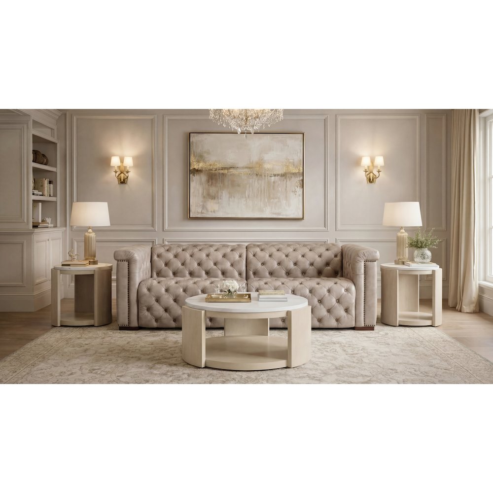 Savion 2 over 2 Sofa with Power Recline & Power Headrest