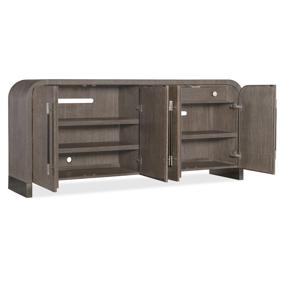 Modern Mood Wood Buffet in Brown by Hooker Furniture