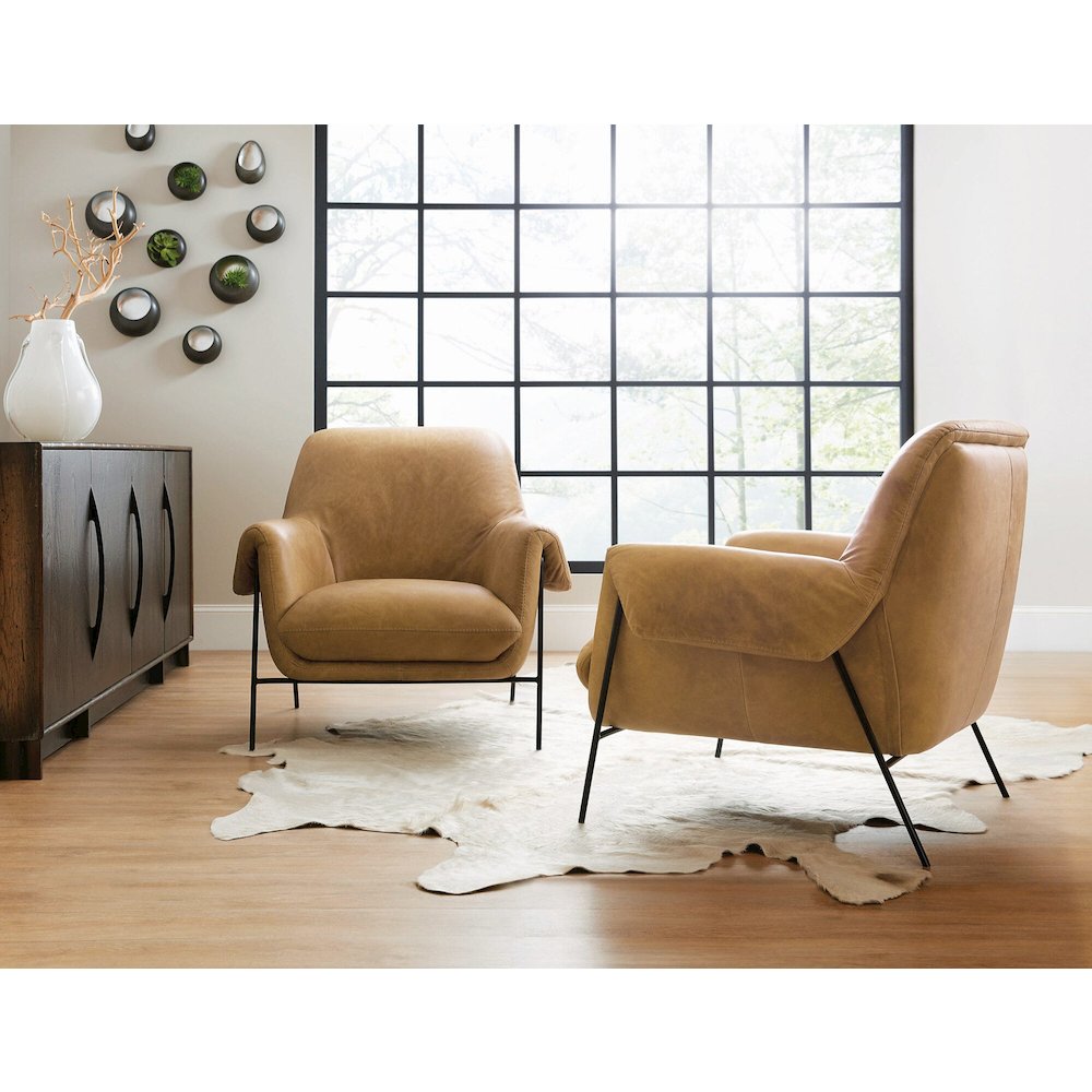Ambroise Metal Frame Club Chair