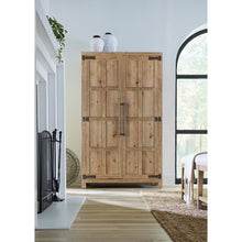 Vineyard Row Wardrobe in Light Natural Wood by Hooker Furnishings