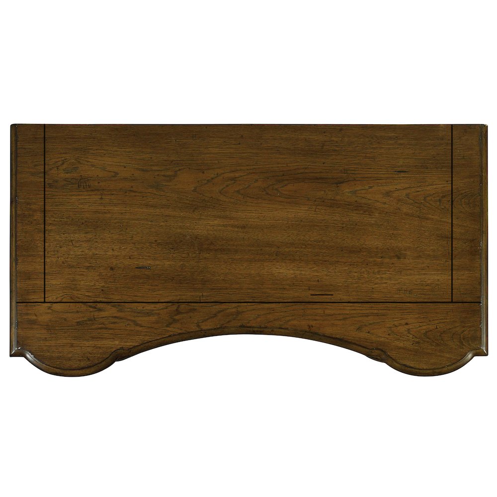 Hooker Furniture Archivist 3 Drawer Bachelor's Chest in Pecan Brown Wood