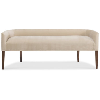Archives Bed Bench with Beige Fabric Seat by Hooker Furnishings