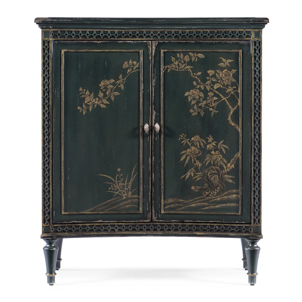 Charleston Two-Door Wood Accent Chest in Charleston Green by Hooker Furniture