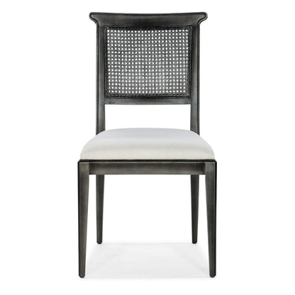 Charleston Fabric Upholstered Side Chair in Garden Black by Hooker Furniture