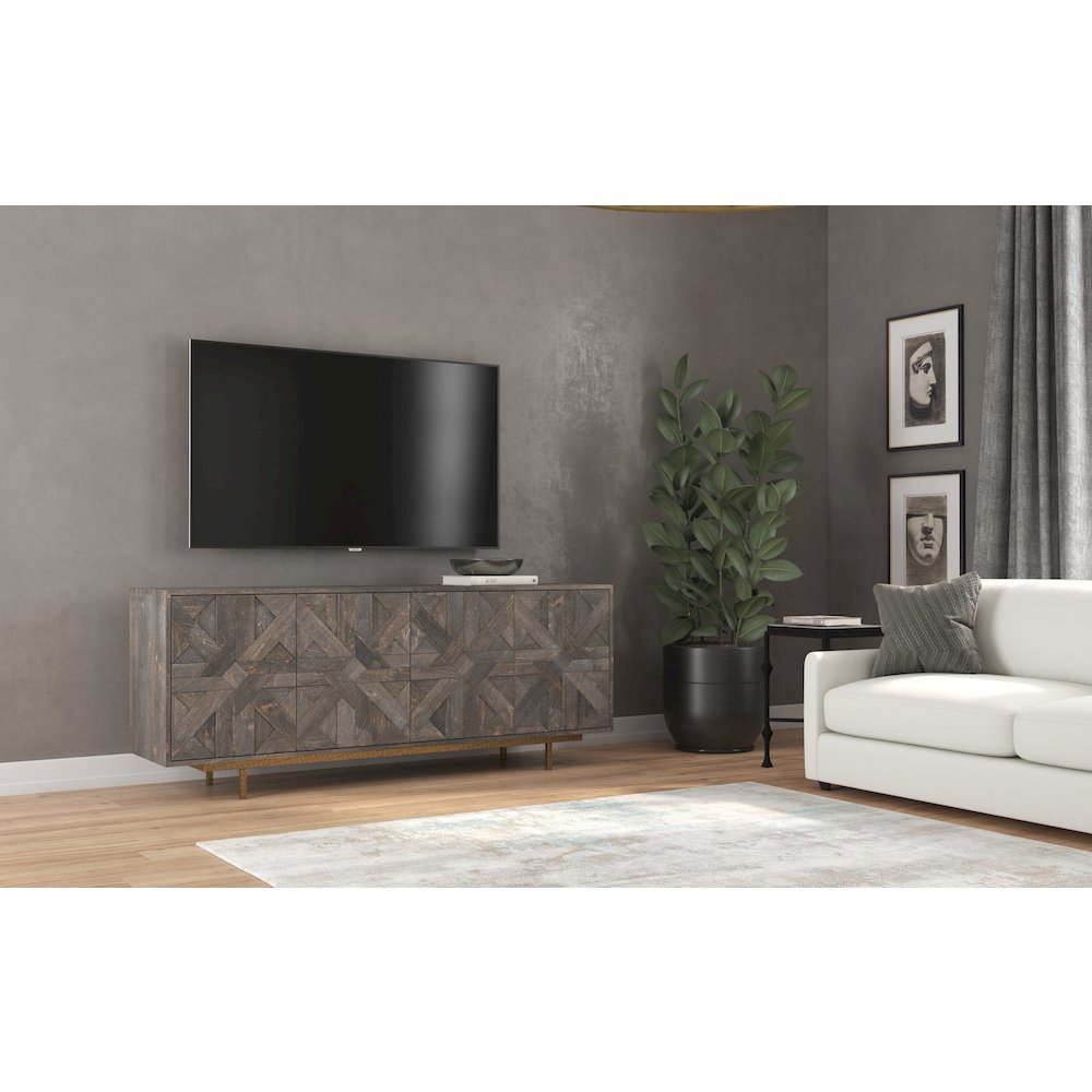 Commerce & Market Layers Credenza in Brown Wood by Hooker Furniture