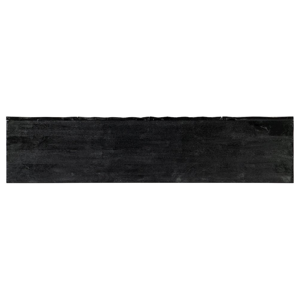 Commerce & Market Open Space Wood Entertainment Console in Black by Hooker