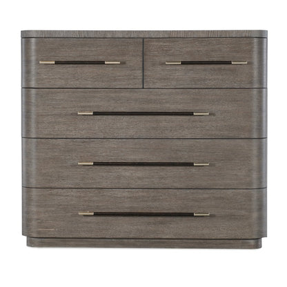Modern Mood Wood Bachelors Chest in Brown by Hooker Furniture