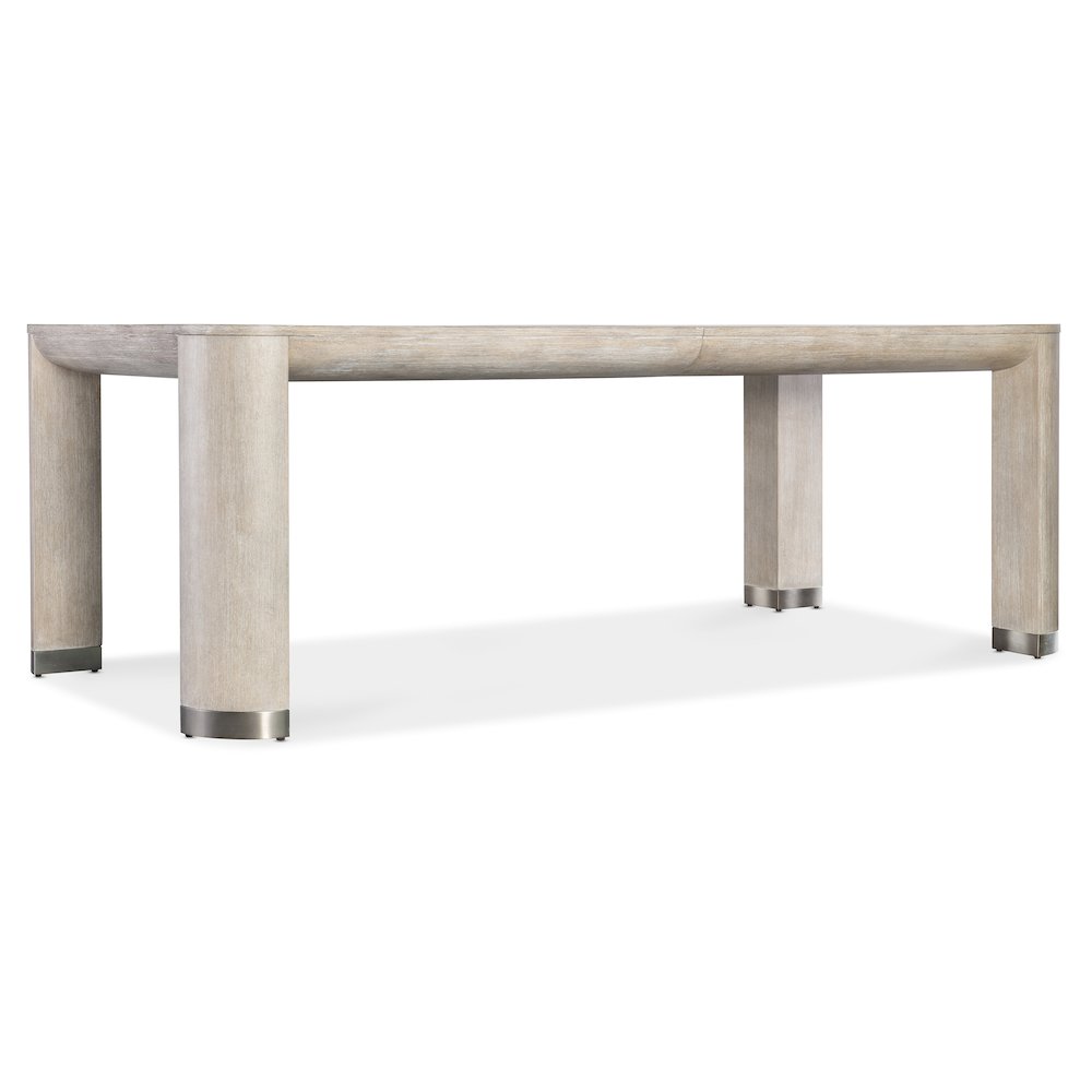 Modern Mood Wood Leg Dining Table w/ 24in leaf in Natural by Hooker Furniture
