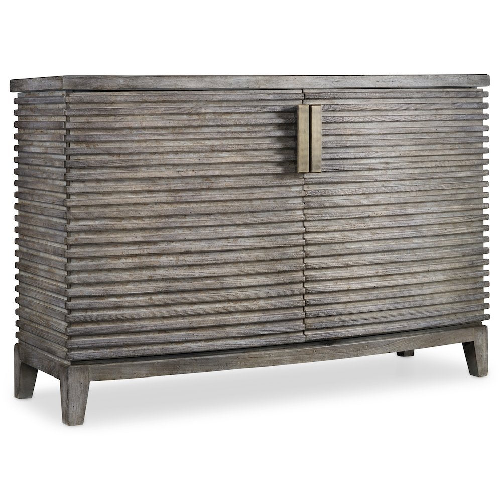 Melange Delano Accent Chest in Rustic Gray Wood Finish by Hooker Furniture