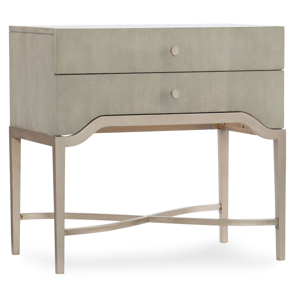 Elixir Two-Drawer Nightstand in Natural Wood Finish by Hooker Furniture