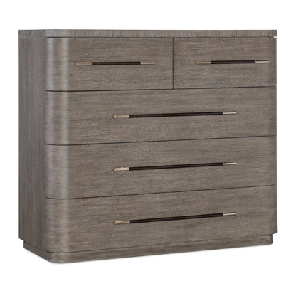 Modern Mood Wood Bachelors Chest in Brown by Hooker Furniture