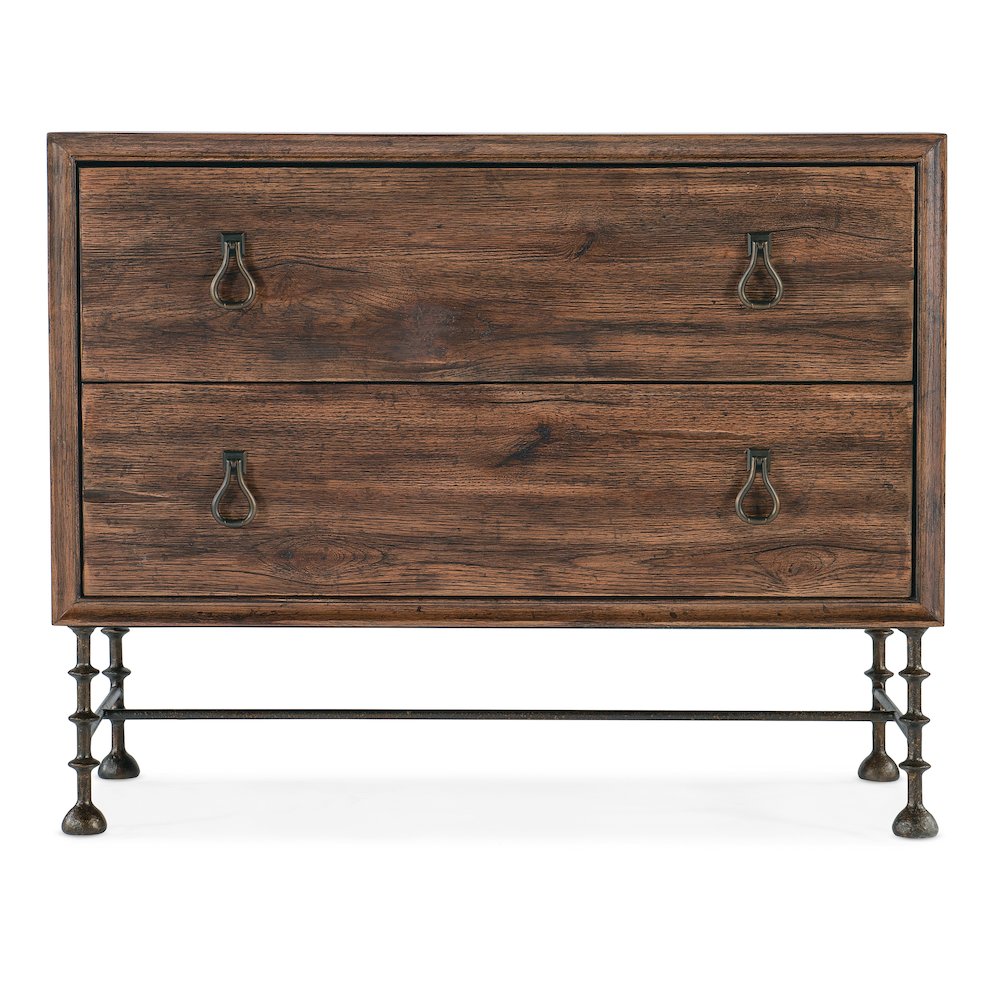 Hooker Furniture Big Sky Veneers and Solid Wood Bachelors Chest in Brown