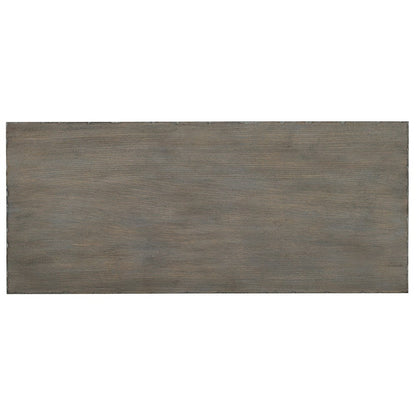 Hooker Furniture Melange Breck Accent Chest in Gray with Gold Accents