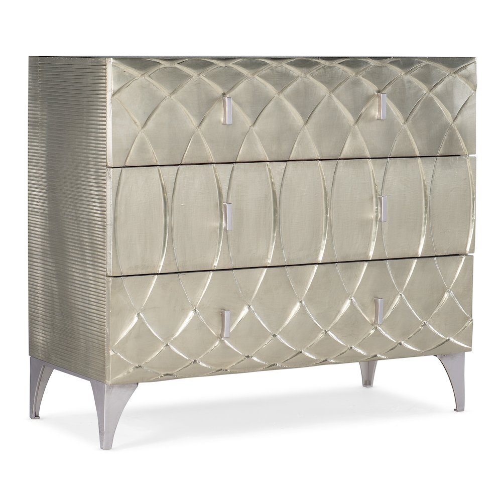 Hooker Furniture Living Room Melange Mathilda Three Drawer Chest