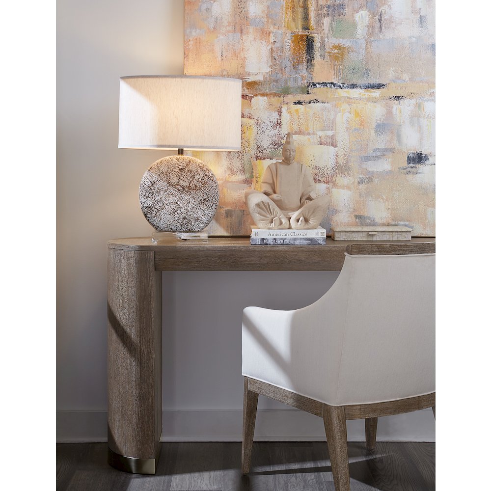 Modern Mood Wood Console Table in Brown by Hooker Furniture
