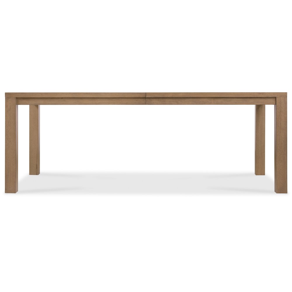 Sonnet Rectangle Dining Table w/ 18" Leaf in Medium Brown Wood by Hooker