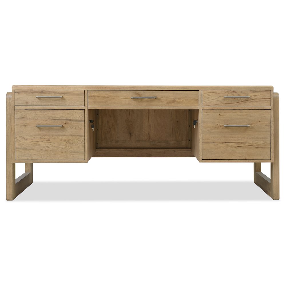 Kalamazoo Executive Desk in Natural Wood Finish by Hooker Furnishings