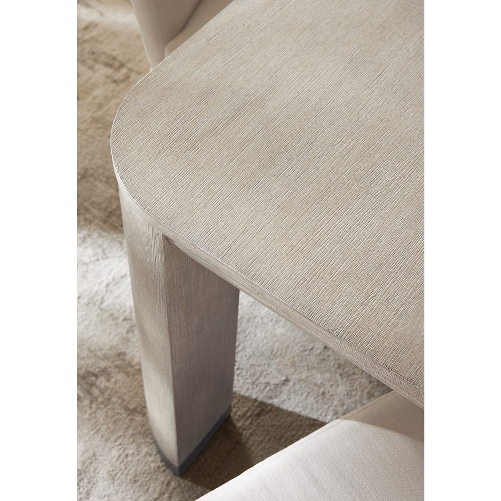 Modern Mood Wood Leg Dining Table w/ 24in leaf in Natural by Hooker Furniture