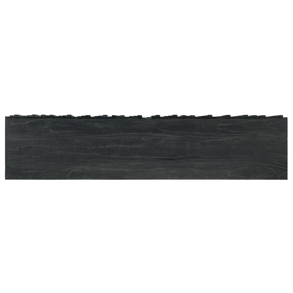 Hooker Furniture Chapman Wood Shou Sugi Ban Entertainment Console in Black