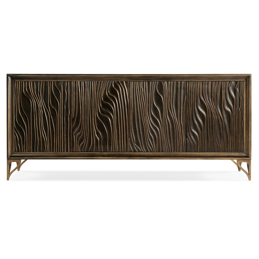 Hooker Furniture Home Entertainement Melange Mountgomery Four Door Credenza