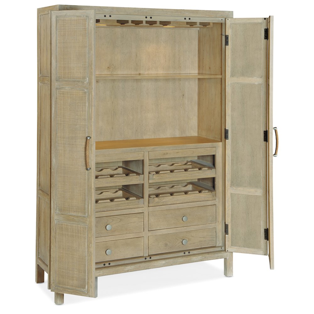 Hooker Furniture Bar and Game Room Surfrider Bar Cabinet