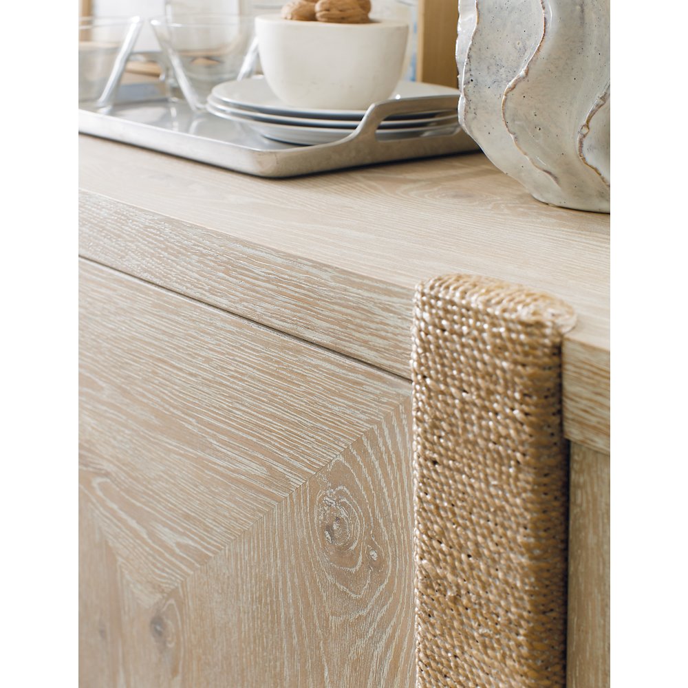 Hooker Furniture Commerce and Market Transitional Wood Seaside Buffet in Natural