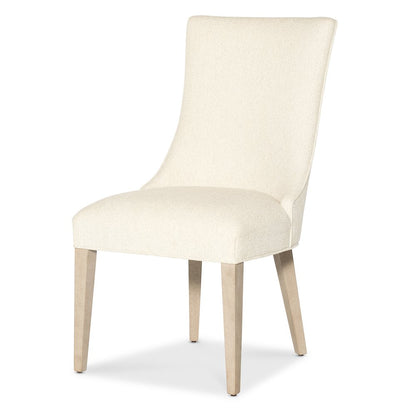 Westwood Upholstered Side Chair in Ivory Fabric by Hooker Furnishings
