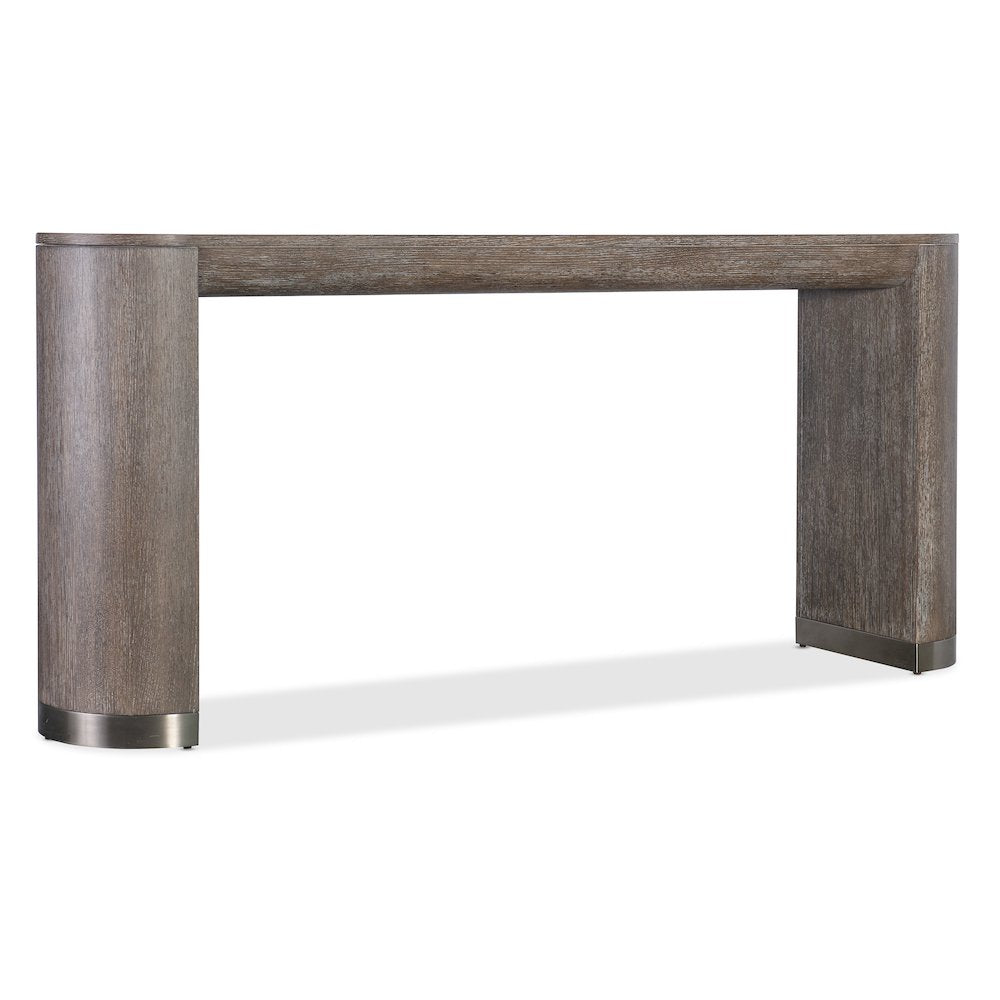 Modern Mood Wood Console Table in Brown by Hooker Furniture