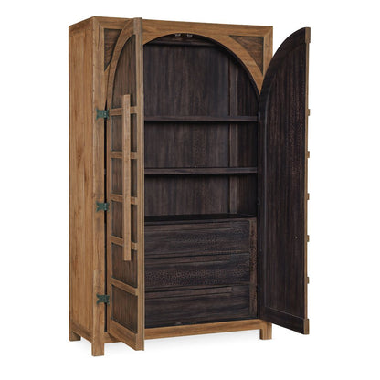 Hooker Furniture Big Sky Veneers and Solid Wood Wardrobe in Brown