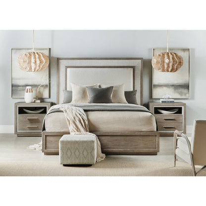 Serenity Balboa Two Drawer Nightstand in Gray Wood by Hooker Furniture