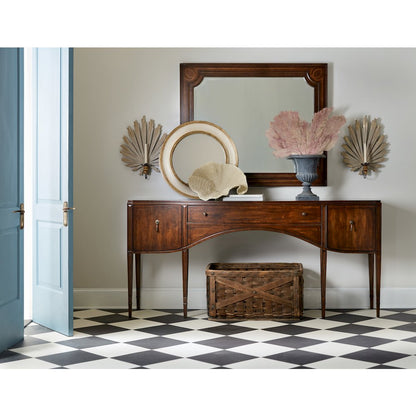 Charleston Wood Console Table in Cherry Brown Finish by Hooker Furniture