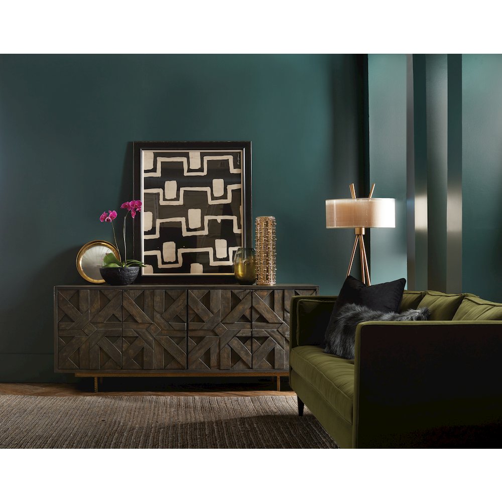 Commerce & Market Layers Credenza in Brown Wood by Hooker Furniture