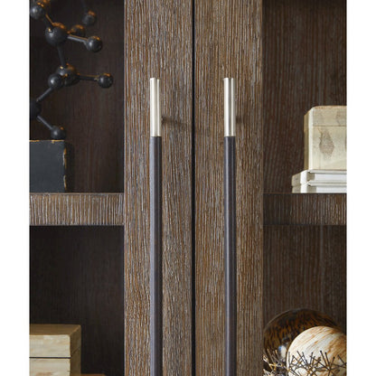 Modern Mood Wood-Framed Display Cabinet in Brown by Hooker Furniture