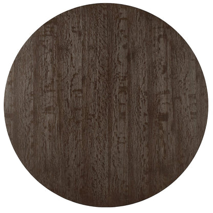 Hooker Furniture Curata Bar Table in Midnight Brown and Brass
