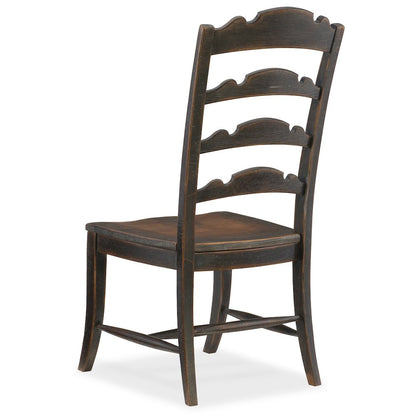 Hooker Furniture Hill Country Twin Sisters Ladderback Side Chair
