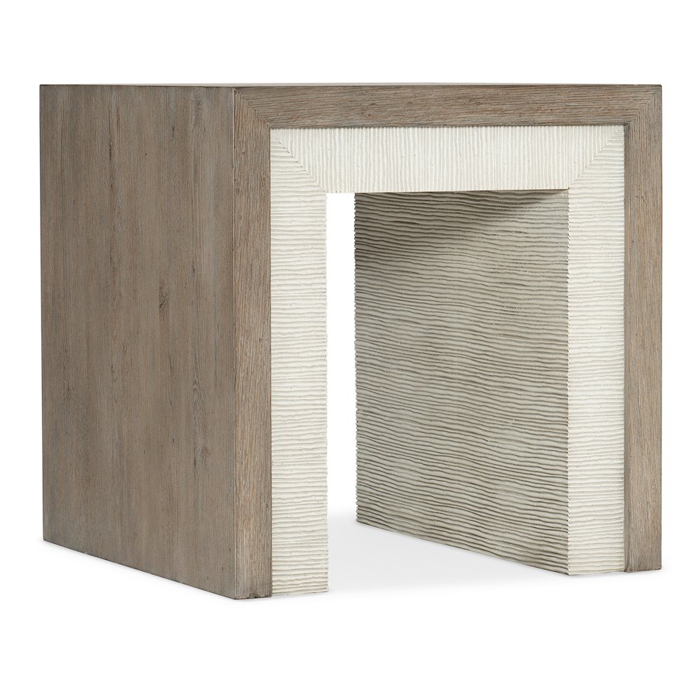Serenity Skipper End Table in Gray Wood by Hooker Furniture