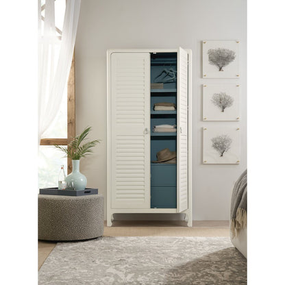 Hooker Furniture Serenity Cape May Wardrobe Armoire White Shell/Light Champagne