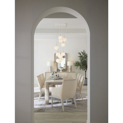 Modern Mood Wood Leg Dining Table w/ 24in leaf in Natural by Hooker Furniture