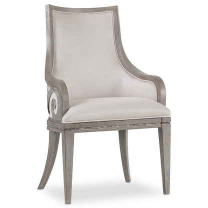 Hooker Furniture Sanctuary Upholstered Dining Arm Chair in Epoque