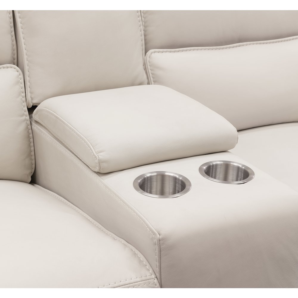 Miles Zero Gravity Console Loveseat with Power Recline & Power Headrest