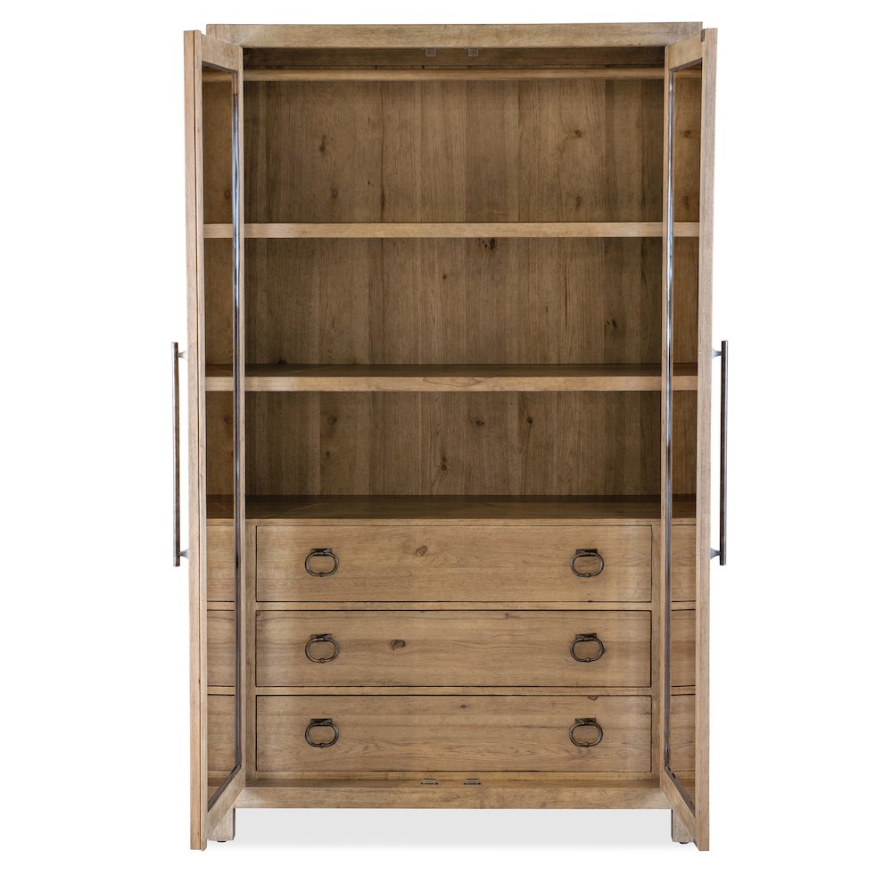 Vineyard Row Wardrobe in Light Natural Wood by Hooker Furnishings