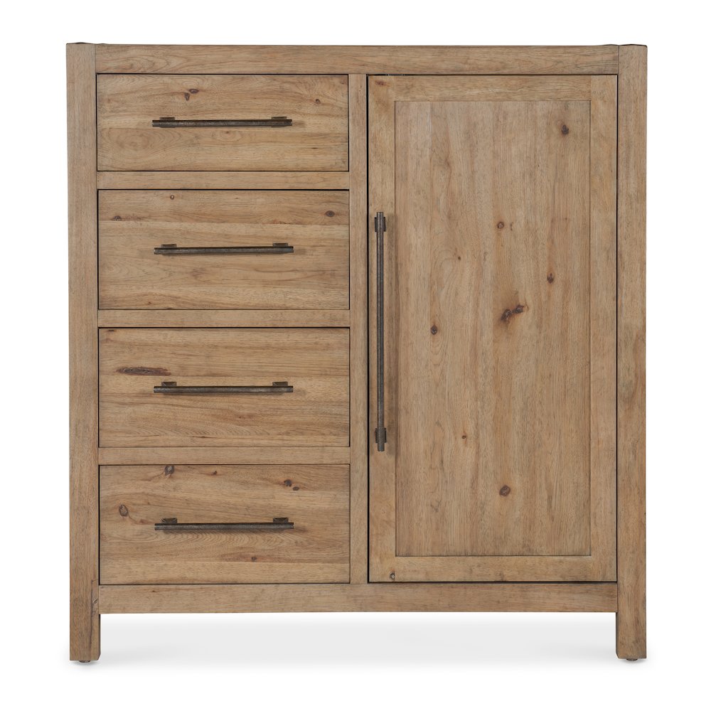 Vineyard Row Four-Drawer Door Chest in Light Natural Wood by Hooker Furnishings